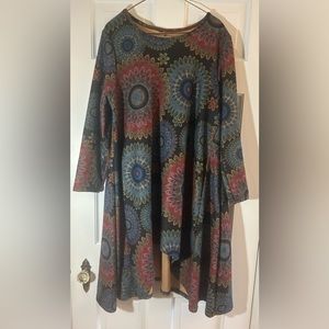Depending on the Horizon kaleidoscope dress